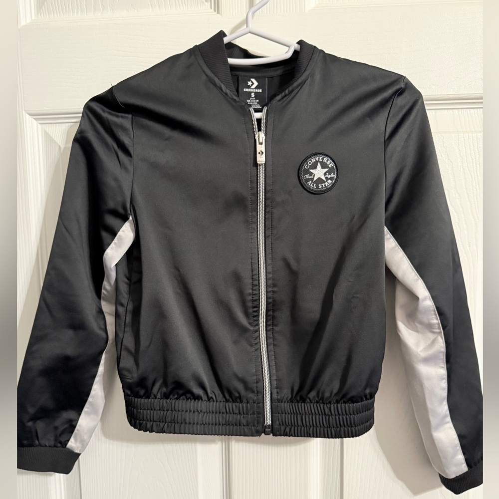 Converse Kids Black and gray Jacket small